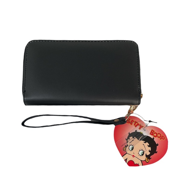 Betty Boop Wristlet, Black, Red - Picture 2 of 5